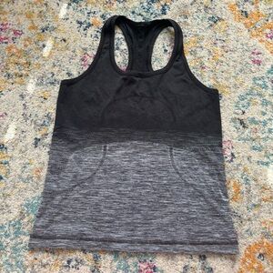 Lululemon Swiftly Tech Racerback Black / White / Black 8